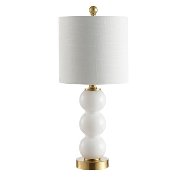 February 21" Glass/Metal LED Table Lamp - JONATHAN Y